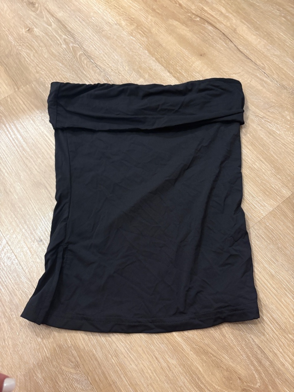 Black Women's Strapless Tube Top